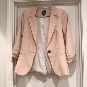 Tan blazer jacket